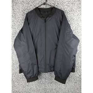 Target In Motion Men's XXL Black Bomber Jacket Zip Front Lightweight Puffer Sty